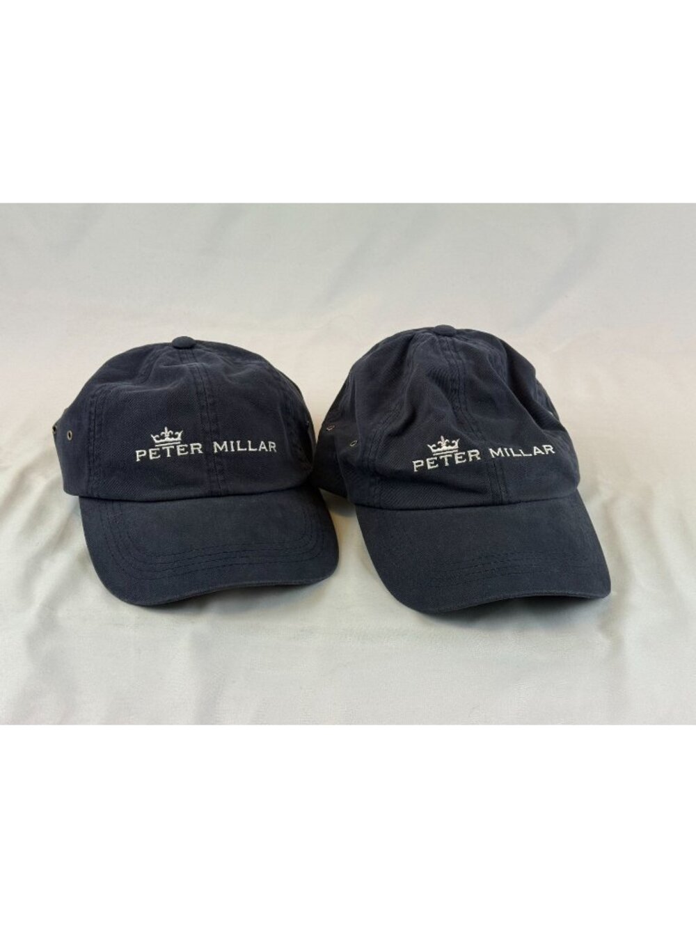 NWT Peter Millar Bundle Lot of 2 Mens OS Golf Hat Ball Cap Strapback Crown Logo
